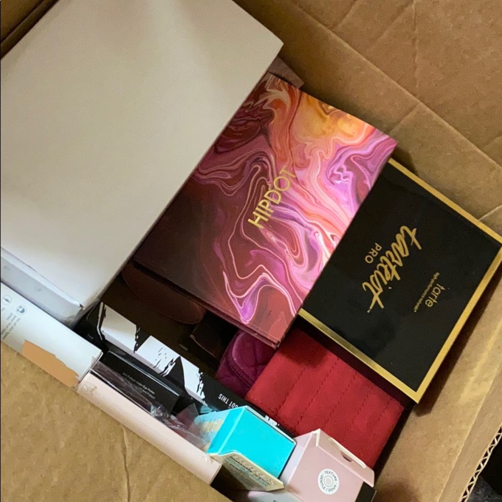 Assorted skincare/makeup